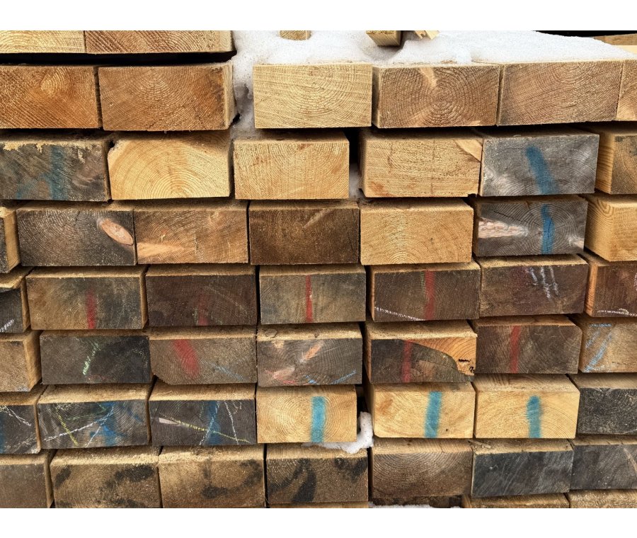 Брус обрезной из лиственницы 100х200х6000